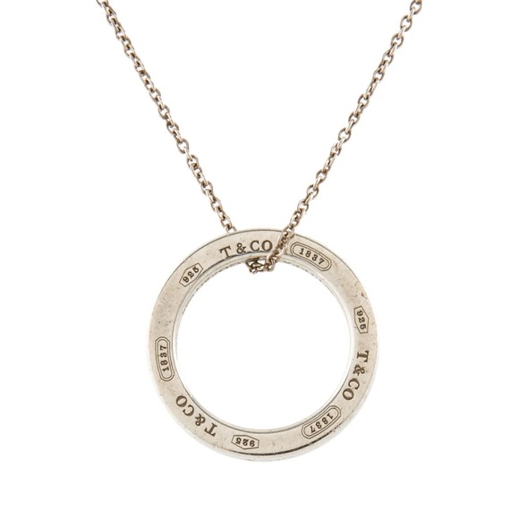 Tiffany and Co Round Pendant Necklace - Picture 1 of 3